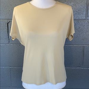 Anne Klein Petite Silk T-Shirt